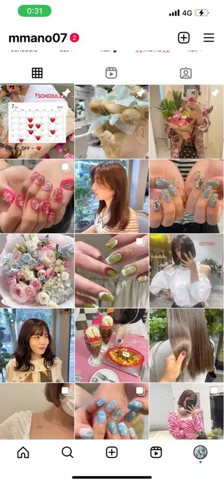 ネイル ano @anomukuiのヘアスタイル