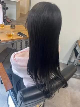 ロング カラー OFF YUYAのヘアスタイル