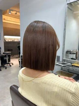 ミディアム hair atelier OZ桑野店所属・阿佐見 若菜のヘアスタイル