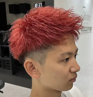 ショート カラー メンズ メンズパーマ特化💈 髙木颯太💈のヘアスタイル