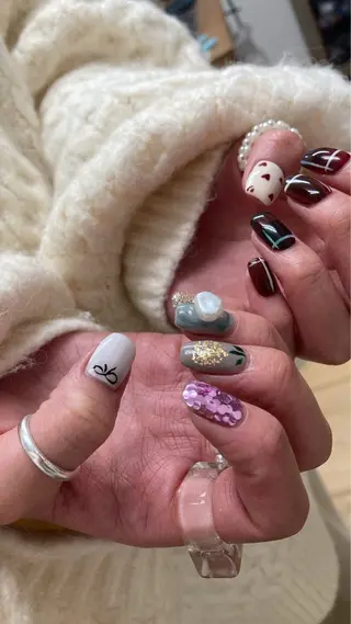 ネイル nailsalon　hue所属・小山 羽奈のネイルデザイン