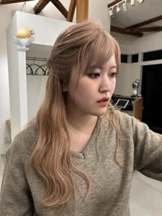 ロング カラー I’s hair make所属・髙木 藍紗のヘアスタイル