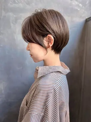 ショート カラー ショート・ボブ特化型美容室 Number 博多所属・藤村 泰太のヘアスタイル