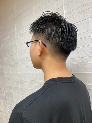 ショート 🌙𝑳𝑼𝑵𝑨 工藤/メンズカット✂のヘアスタイル