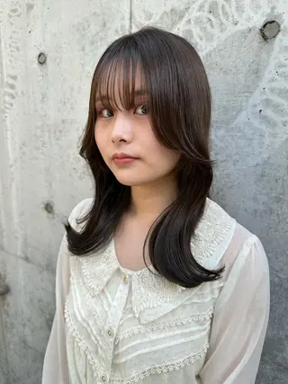 セミロング DopeLIT モデル募集中のヘアスタイル