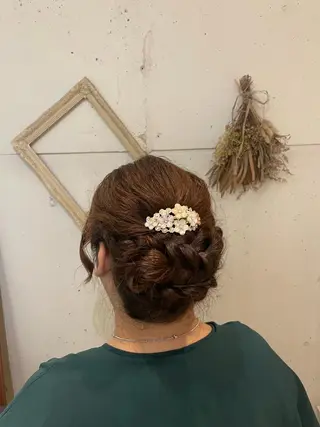 ロング ヘアアレンジ いまじゅく あおいのヘアスタイル