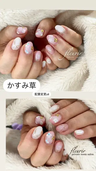 ネイル フルリール 【プライベートサロンのネイルデザイン