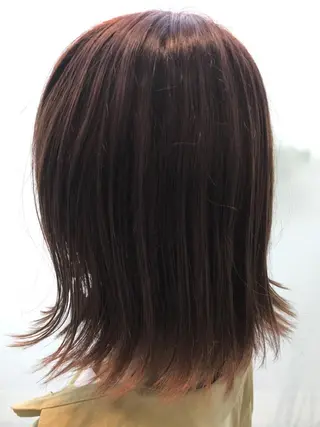 ショート カラー YASU🍎CUT 赤系カラー/ヘアケアのヘアスタイル