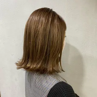 ミディアム ボブ/パーマ ミヒラケイタのヘアスタイル