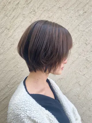 ショート 艶髪カラー✨ デジタルパーマ✨植松のヘアスタイル