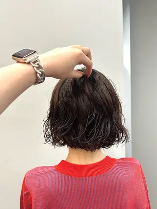 ショート パーマ ROCCOeast Rukaのヘアスタイル