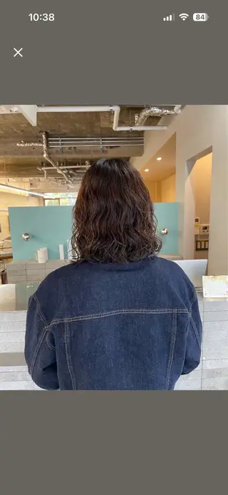 ミディアム パーマ INCE HAIR 梅田　原田　舞夢のヘアスタイル