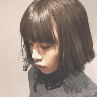 ショート カラー 銀座🤍ボブ/ ミディアム/佐野夢美のヘアスタイル