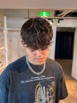 カラー パーマ メンズ 骨格補正施術/メンズ 専門美容師/YUYAのヘアスタイル