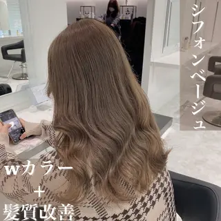 セミロング カラー 🌿透明感赤み消し Keishin🌿のヘアスタイル