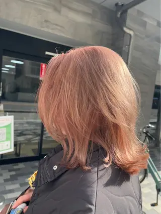 セミロング カラー .sayo/ Rubik's江坂のヘアスタイル