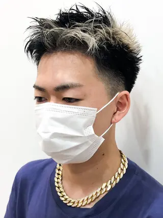 ショート メンズケアブリーチ 特化🔥村田のヘアスタイル