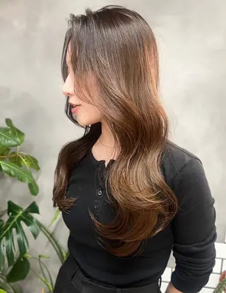 ロング カラー 韓国系/ダブルカラー /トグチリンカのヘアスタイル