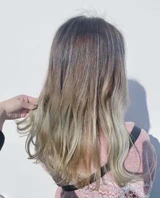 セミロング カラー JILL ユキのヘアスタイル