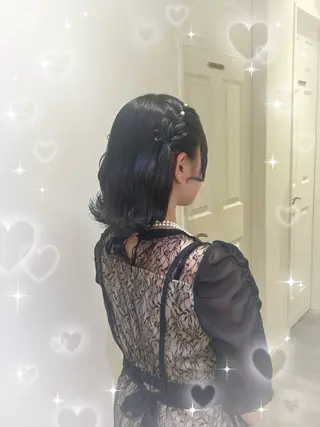 ヘアアレンジ 🎀透明感カラー🎀 ヘアメ／mikotoのヘアスタイル