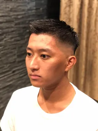 ショート ヒロ銀座バーバーショップ難波店所属・縮毛矯正/パーマ 宮河 惇💈のヘアスタイル