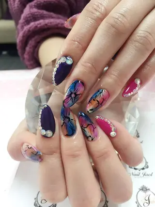 セミロング nail jaol池袋店所属・ネイルJaol 池袋のネイルデザイン