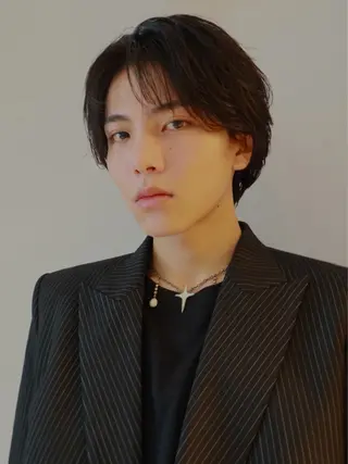 ミディアム Pia hair design所属・【Pia】 セナ/ハイトーンのヘアスタイル