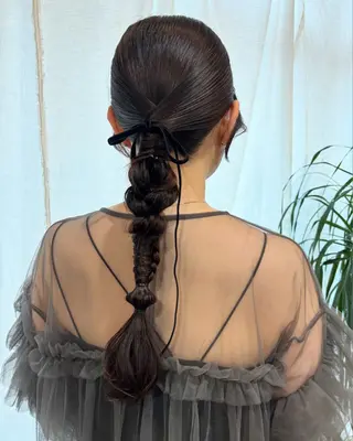 ヘアアレンジ 小日向 沙織のヘアスタイル