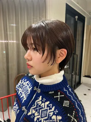 ショート 似合わせカット 小林愛奈のヘアスタイル