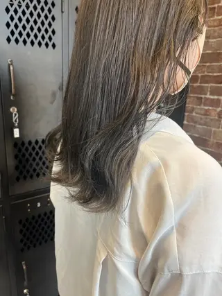 セミロング カラー ヘアアレンジ キッズ ネイル マツエク・マツパ times salon名駅所属・久木原 ゆりのヘアスタイル