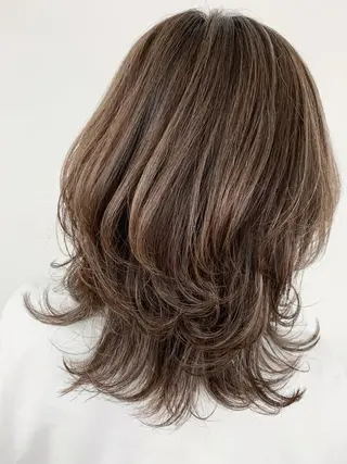 セミロング 🥇近藤 恭輔🥇 Recharme新保のヘアスタイル