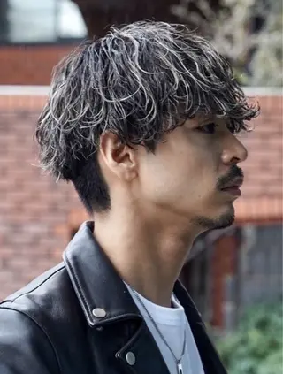 パーマ 🌀ソヘル/シャドウ ✨/メンズパーマ/栄のヘアスタイル