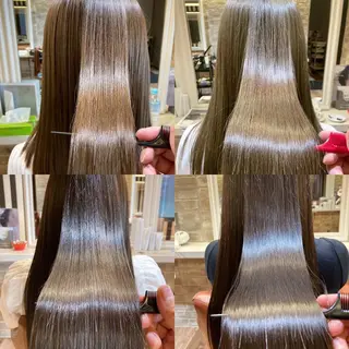 ロング マエダ マサシのヘアスタイル