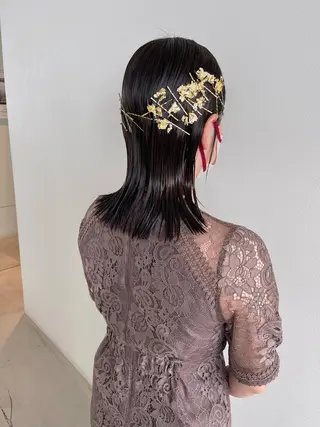 ミディアム oma　袮次金 鈴香のヘアスタイル