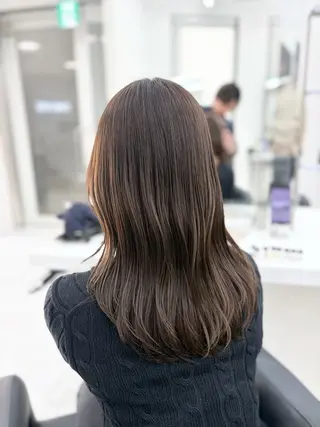 ミディアム カラー 藍斗｜透明感カラー /レイヤーのヘアスタイル