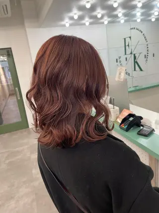 ミディアム カラー 🌿新木 彩加🌿のヘアスタイル