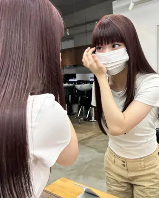 ロング son hair所属・葉 /透明感カラーのヘアスタイル