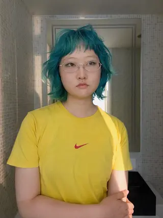 ショート カラー ヘアアレンジ ニュアンスカラー🧶 nanacoのヘアスタイル