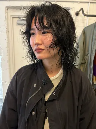 ミディアム ✴︎UNU ✴︎モエカのヘアスタイル
