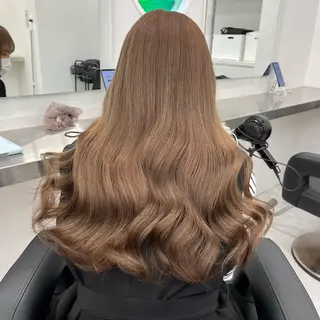ロング カラー 中韓レイヤー/ ブラウン🤎はやとのヘアスタイル