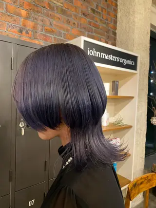 カラー the BRIDGE 加藤みのりのヘアスタイル