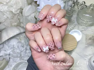 ネイル E.N🦋 長さ出し/持ち込みのネイルデザイン