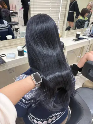 セミロング カラー 💟RINNA 艶カラー💟のヘアスタイル