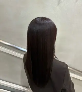 ロング カラー 大阪/レイヤー/ ツヤ髪/ヨシノヒメカのヘアスタイル