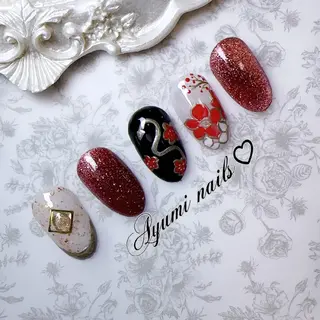 ネイル Ａｙｕｍｉ．ネイルサロン所属・🍁Ayumi 💐 Nailsのネイルデザイン