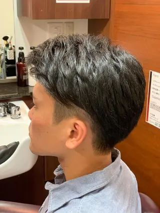 ミディアム メンズ 牧野 滉平のヘアスタイル