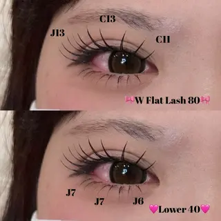 マツエク・マツパ pomu eyelashのマツエク・マツパデザイン