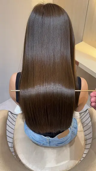 ロング カラー レイヤー❣️縮毛矯正 川村利幸のヘアスタイル