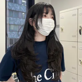 ロング MOE 福岡韓国ヘア✧︎のヘアスタイル