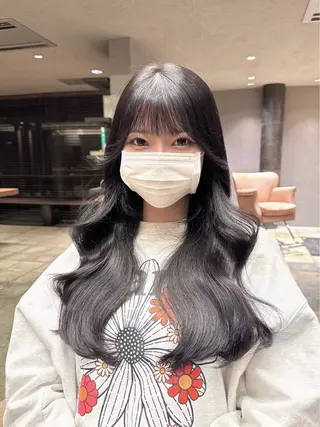 ロング カラー 韓国ヘア/レイヤー /大嶽佑馬のヘアスタイル